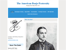 Tablet Screenshot of banjofraternity.org